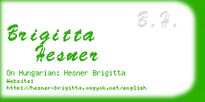 brigitta hesner business card